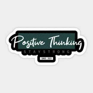 Positive Thinking Sticker